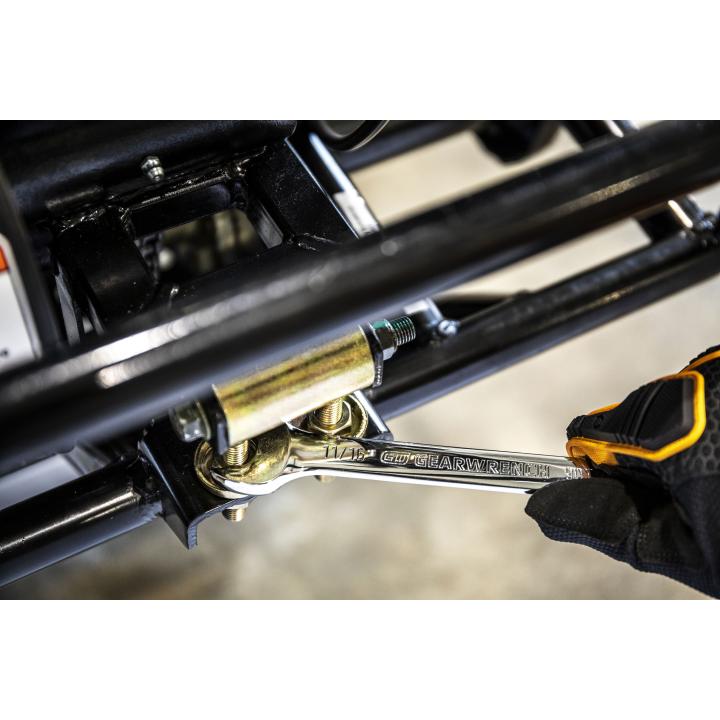 Gearwrench 86958 - 10 Piece 90-Tooth 12 Point SAE Combination Ratcheting Wrench Set