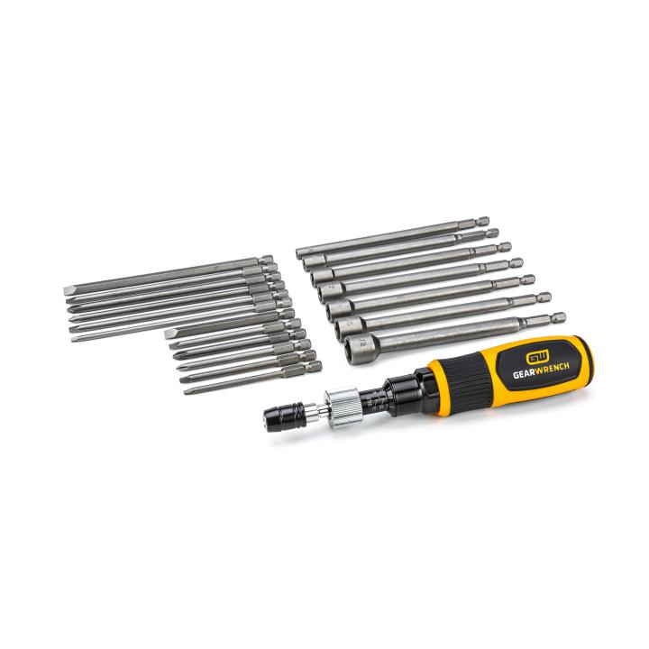 Gearwrench 89620 - 20 Piece 1/4" Drive Torque Screwdriver Set 10-50 in/lb