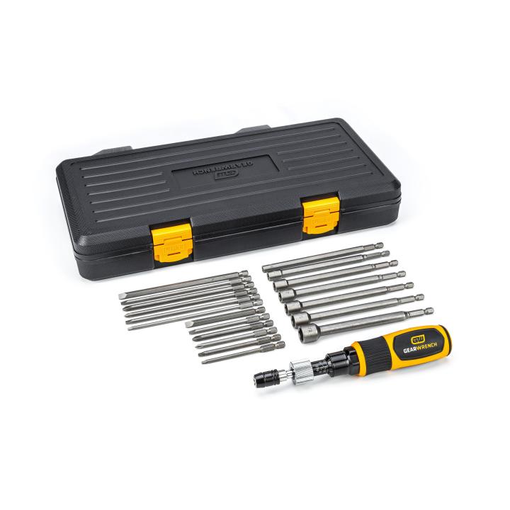 Gearwrench 89620 - 20 Piece 1/4" Drive Torque Screwdriver Set 10-50 in/lb