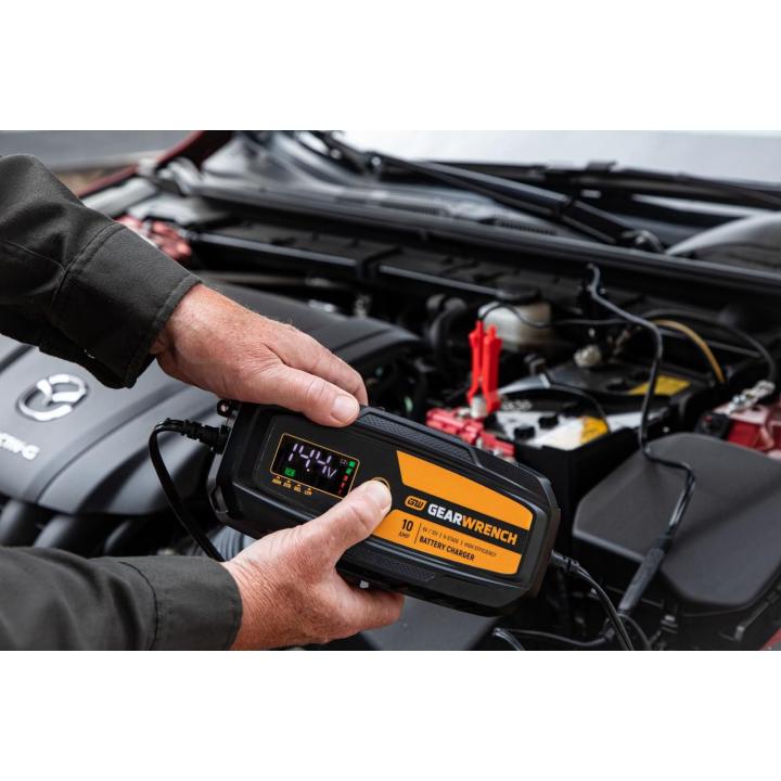 Gearwrench GWBC100 - 10A 6V/12V Battery Charger and Maintainer