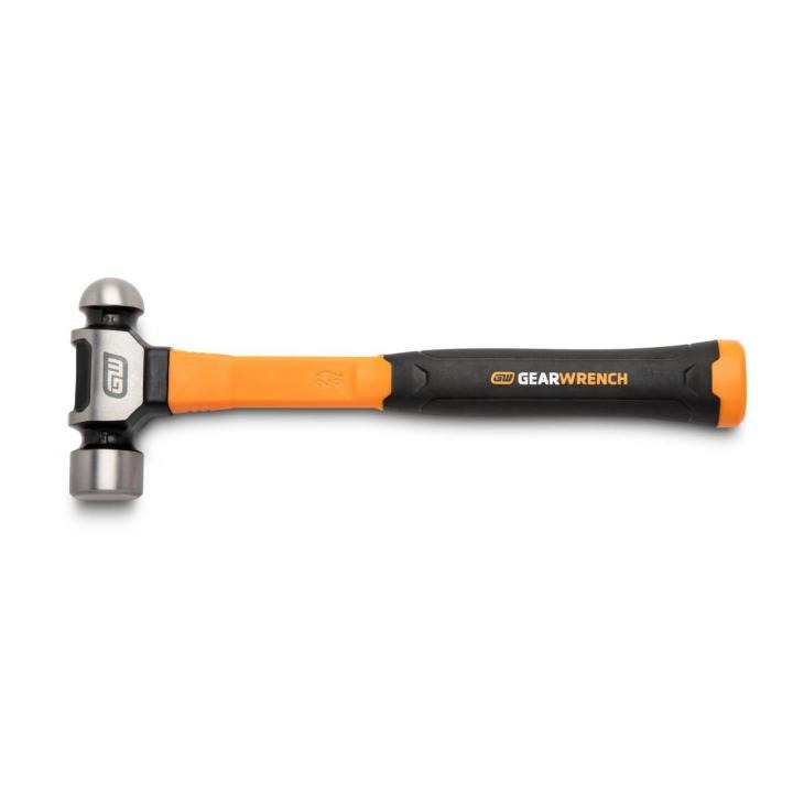 Gearwrench GWHFGBP24 - 24 oz. Ball Pein Hammer with Fiberglass Handle