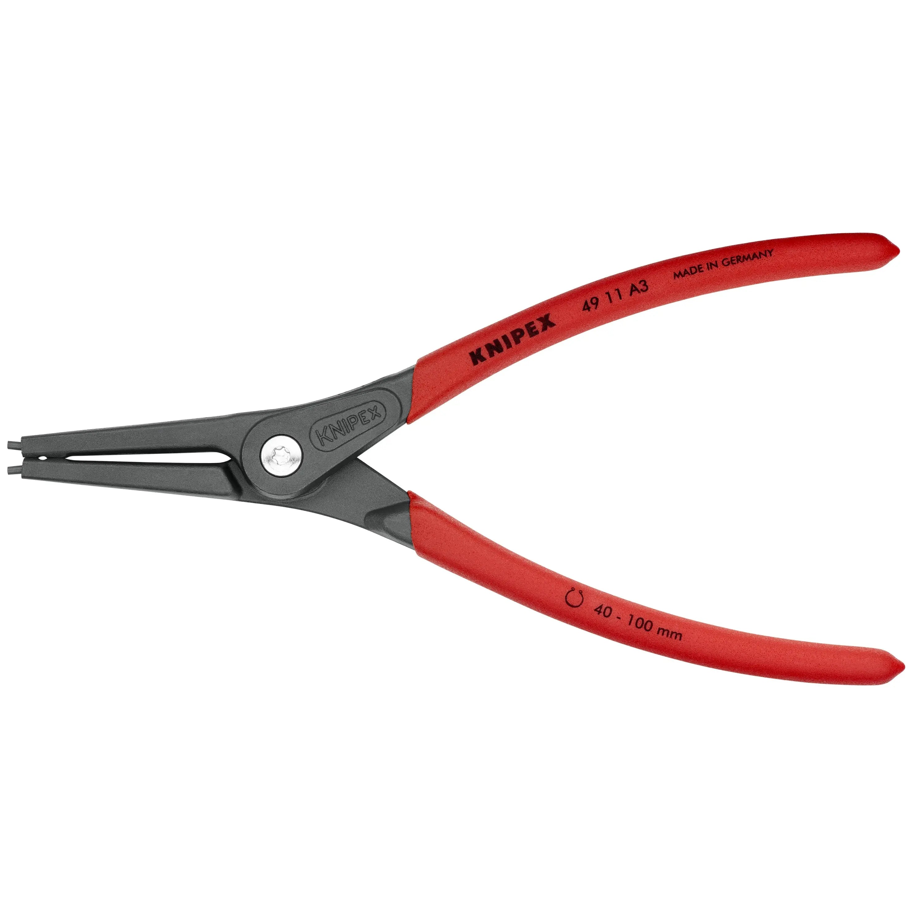 KNIPEX 4911A3 - 9" External Precision Snap Ring Pliers KNIPEX