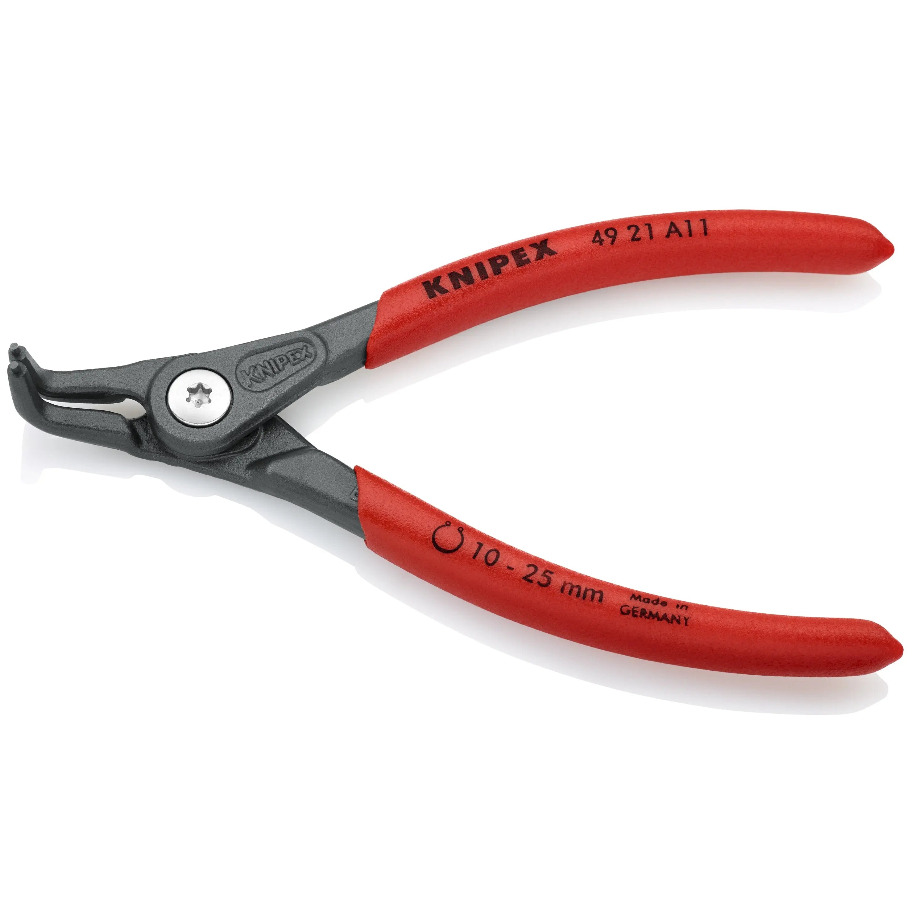 KNIPEX 4921A11 - 5 1/8" External 90° Angled Precision Snap Ring Pliers KNIPEX