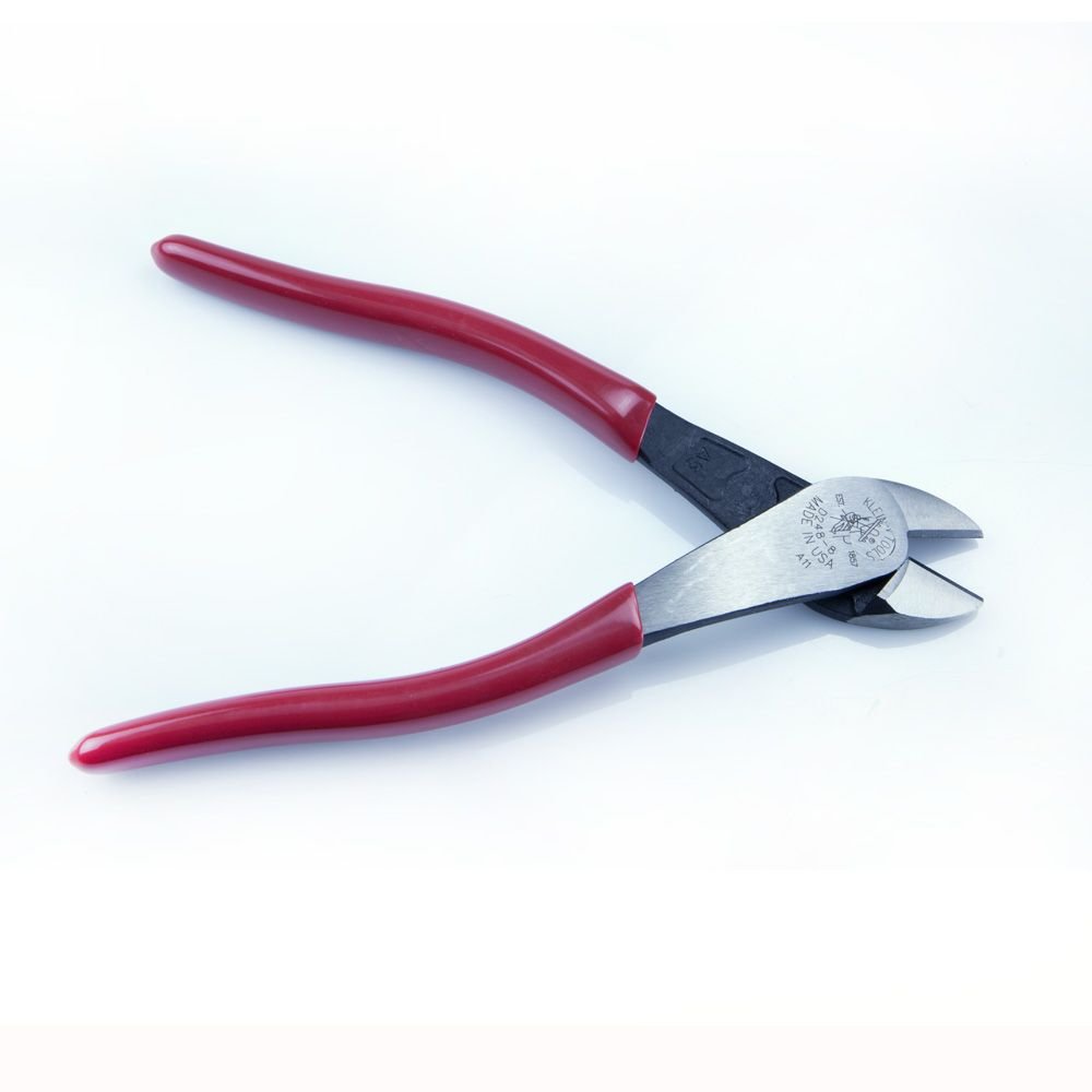 Klein D248-8 - 8" Angled Head Diagonal Cutting Pliers - Wise Line Tools