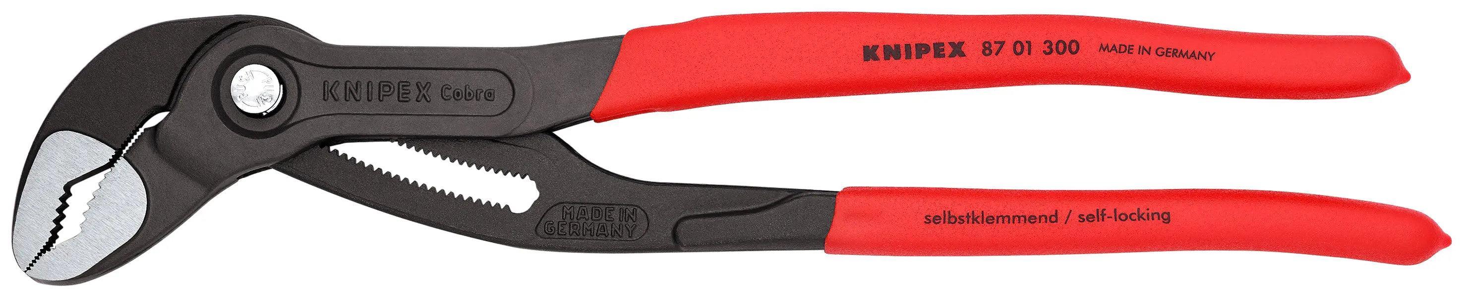 Knipex 8701300SBA - 12" Cobra® Water Pump Pliers - Wise Line Tools