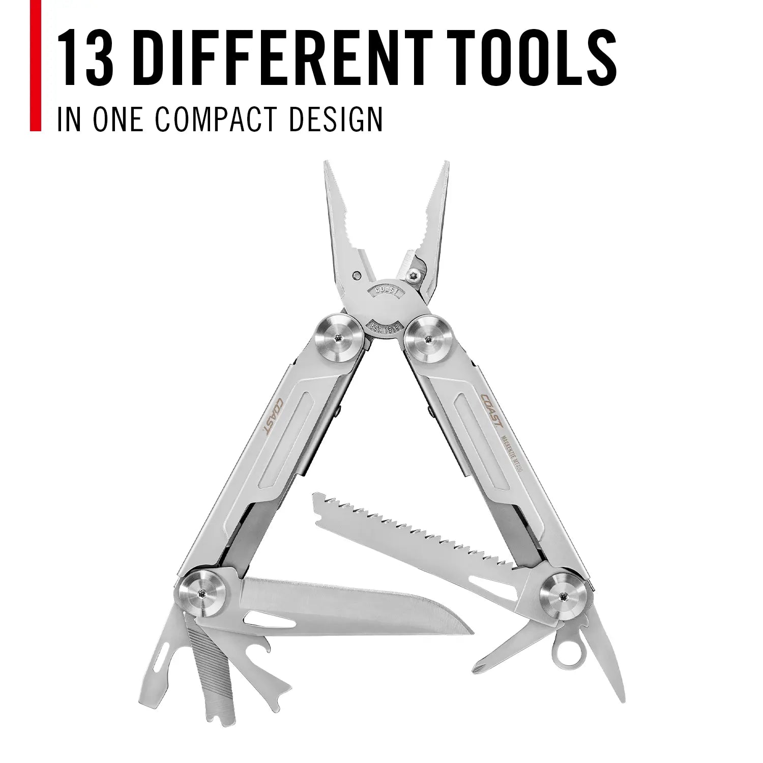 COAST MT400 - Mackenzie 13-in-1 Multitool