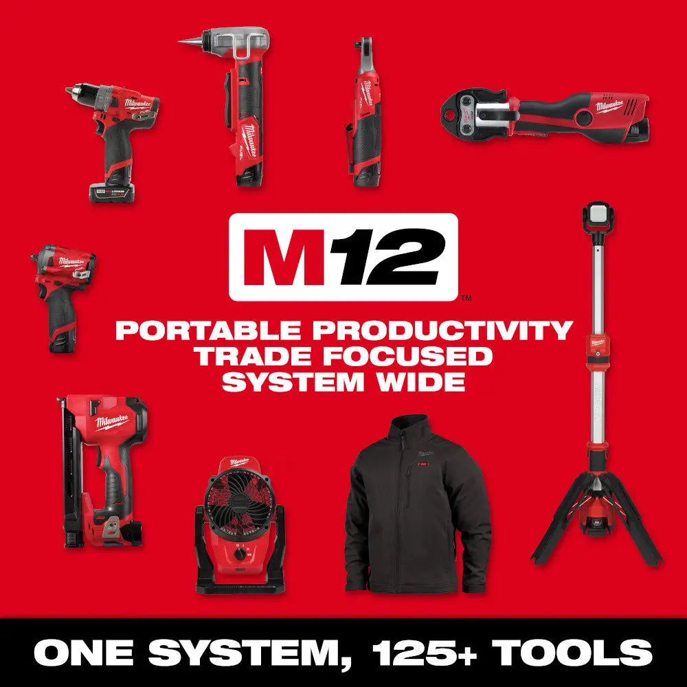 Milwaukee 3622-20 - M12™ Green Cross Line & Plumb Points Laser - Wise Line Tools