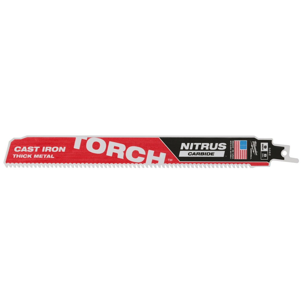 Milwaukee 48-00-5262 - 9" 7TPI The TORCH™ for CAST IRON with NITRUS CARBIDE™ 1PK - Wise Line Tools