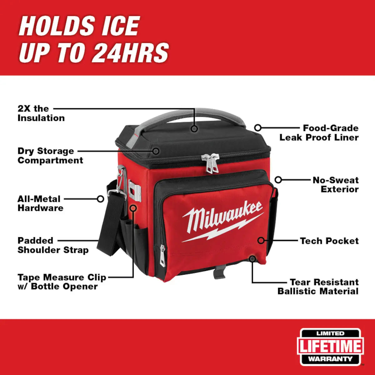 Milwaukee 48-22-8250 - Jobsite Cooler - Wise Line Tools