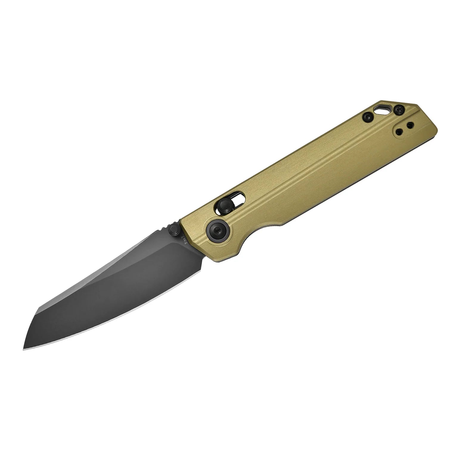 OKNIFE XEN OAL Olive Green Rail Lock Folding Pocket Knife