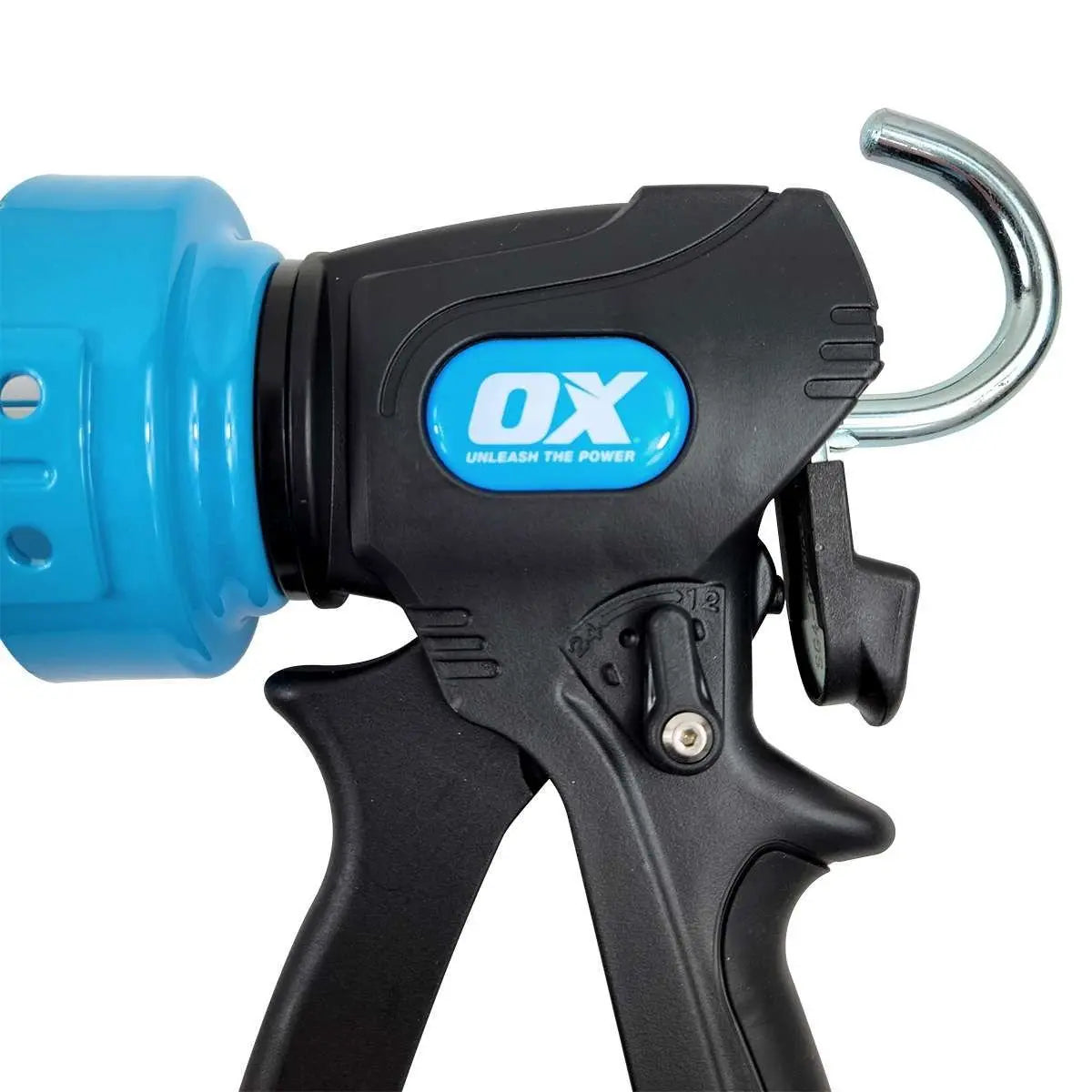 OX-P045486 - PRO 29-OUNCE DUAL THRUST CAULK GUN - Wise Line Tools