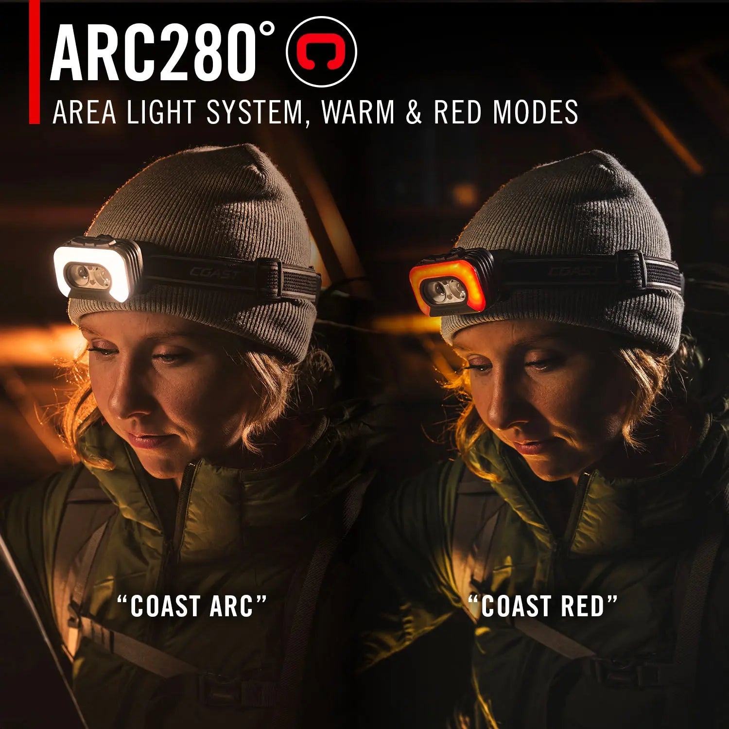 Coast 31108 - RL35R 1,100 Lumen Voice Activated Headlamp