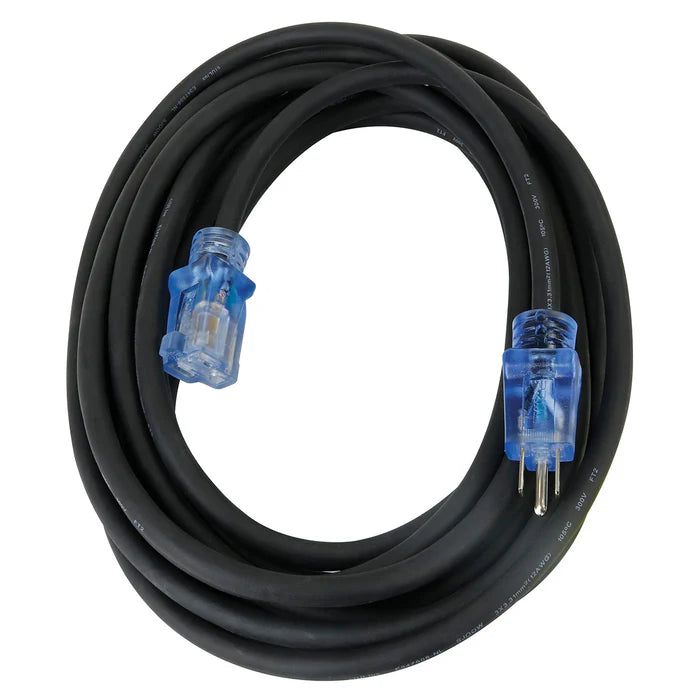 PRIME SEEC732825 - 25ft 12/3 SJOOW All-Rubber Outdoor Extension Cord