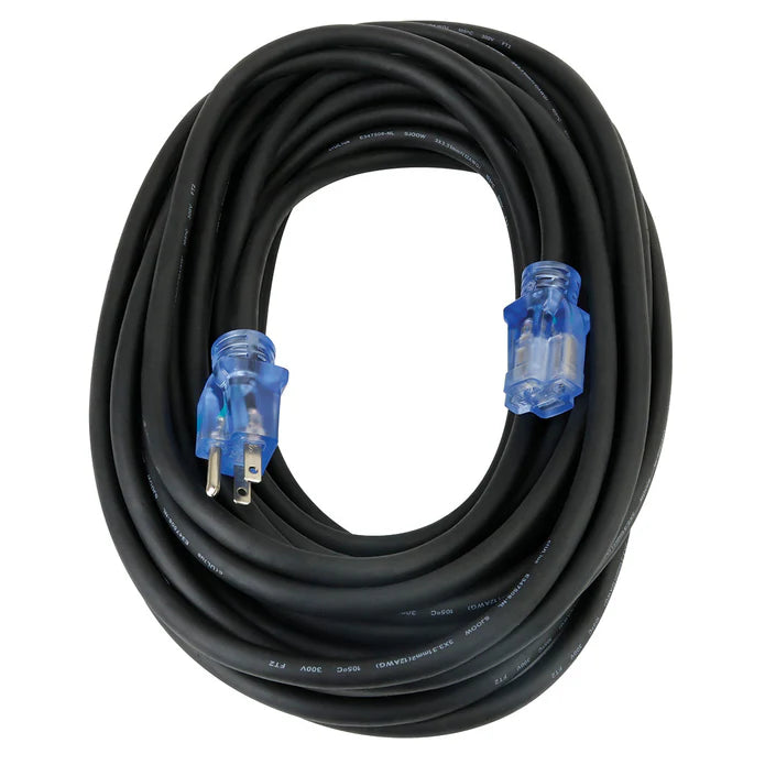 PRIME SEEC732835 - 100ft 12/3 SJOOW All-Rubber Outdoor Extension Cord