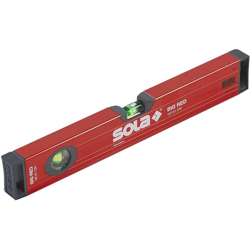 SOLA Level LSB16 Box Beam Level, Big Red, 16" SOLA
