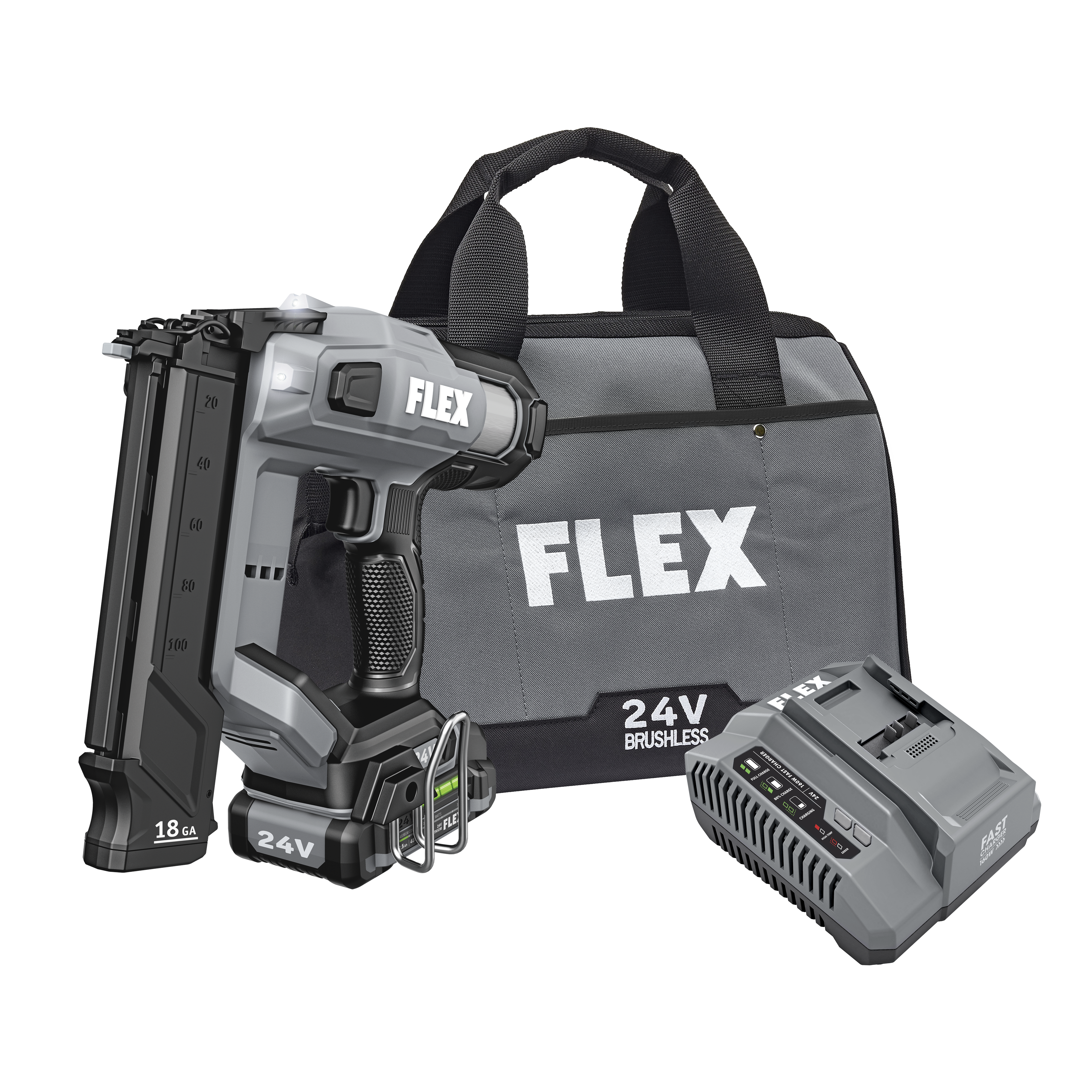 FLEX FX4331-1A - 18Ga Brad Nailer Kit - Wise Line Tools