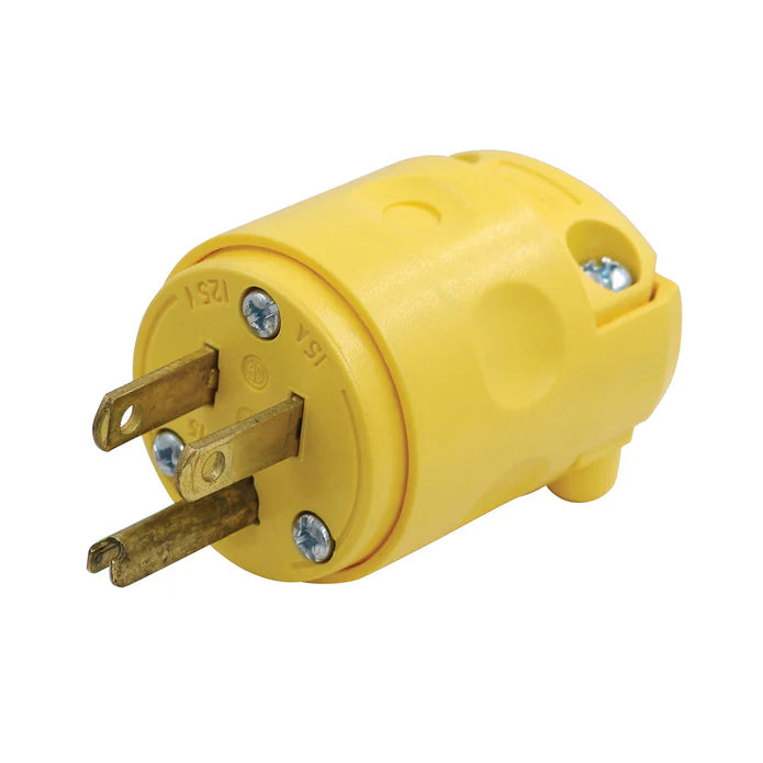 PRIME WDA515PVB - Yellow NEMA 5-15P Male Replacement Plug