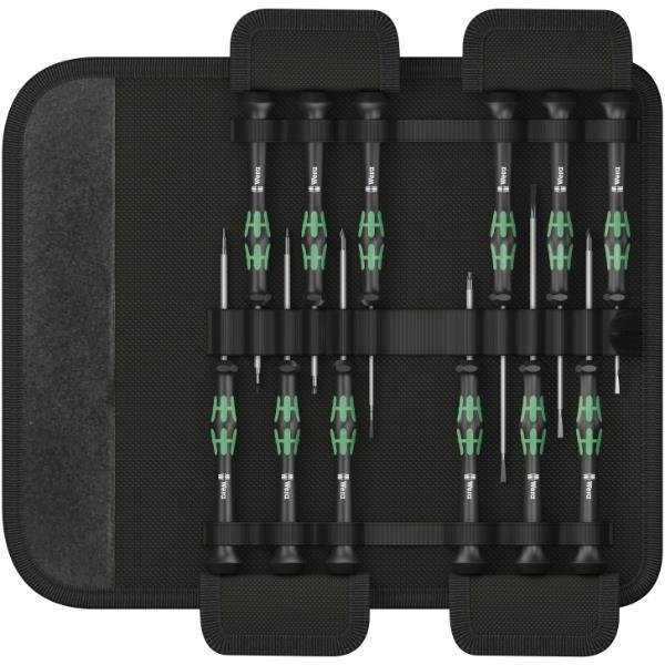 Wera 073675 - Kraftform Micro 12 Universal Screwdriver Set - Wise Line Tools