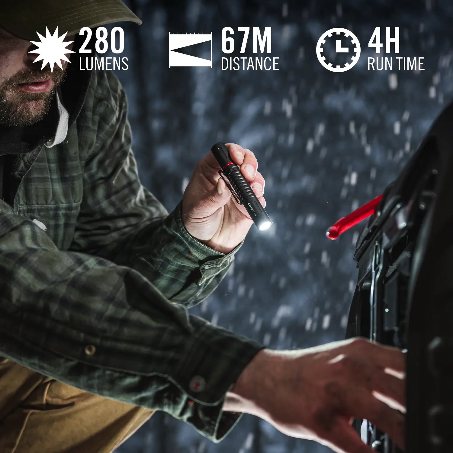 Coast XT10R - 280 Lumen Rechargeable Pen Light