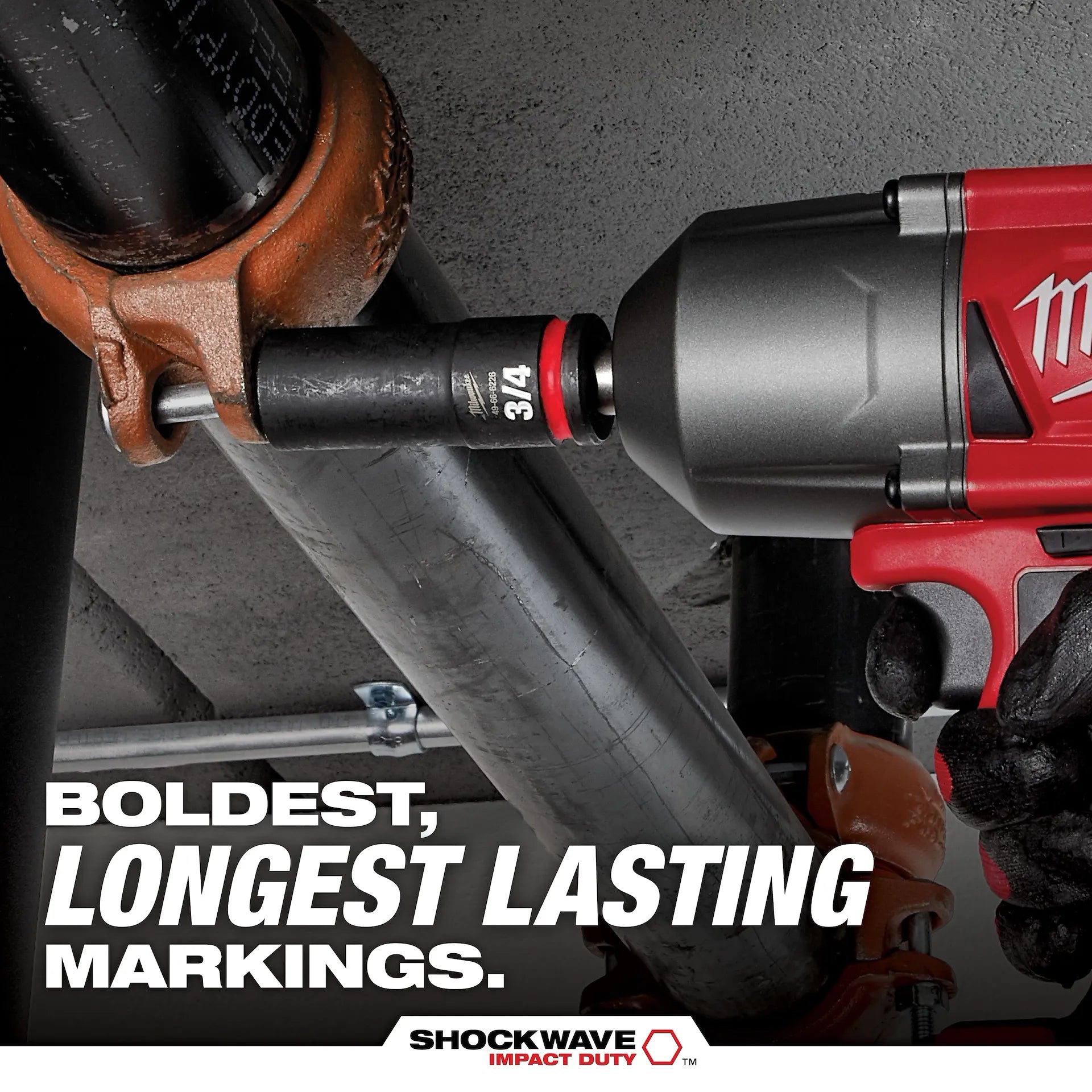 Milwaukee 49-66-7008 - 14PC SHOCKWAVE™ Impact Duty 3/8" Drive Metric Deep 6 Point Socket Set