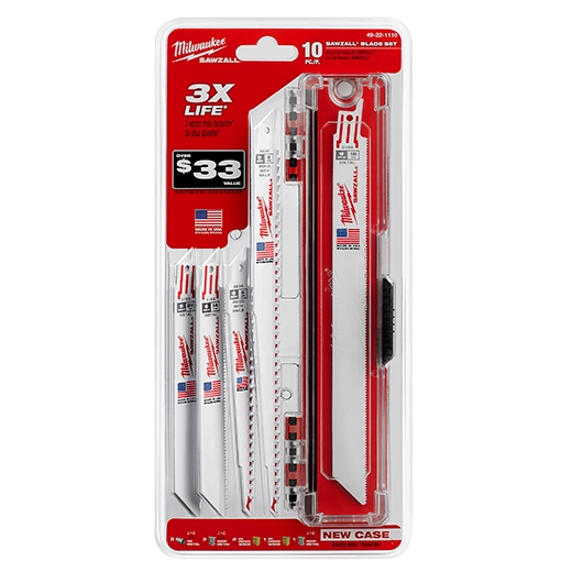 Milwaukee 49-22-1110 - SAWZALL® General Purpose 10pc Blade Set