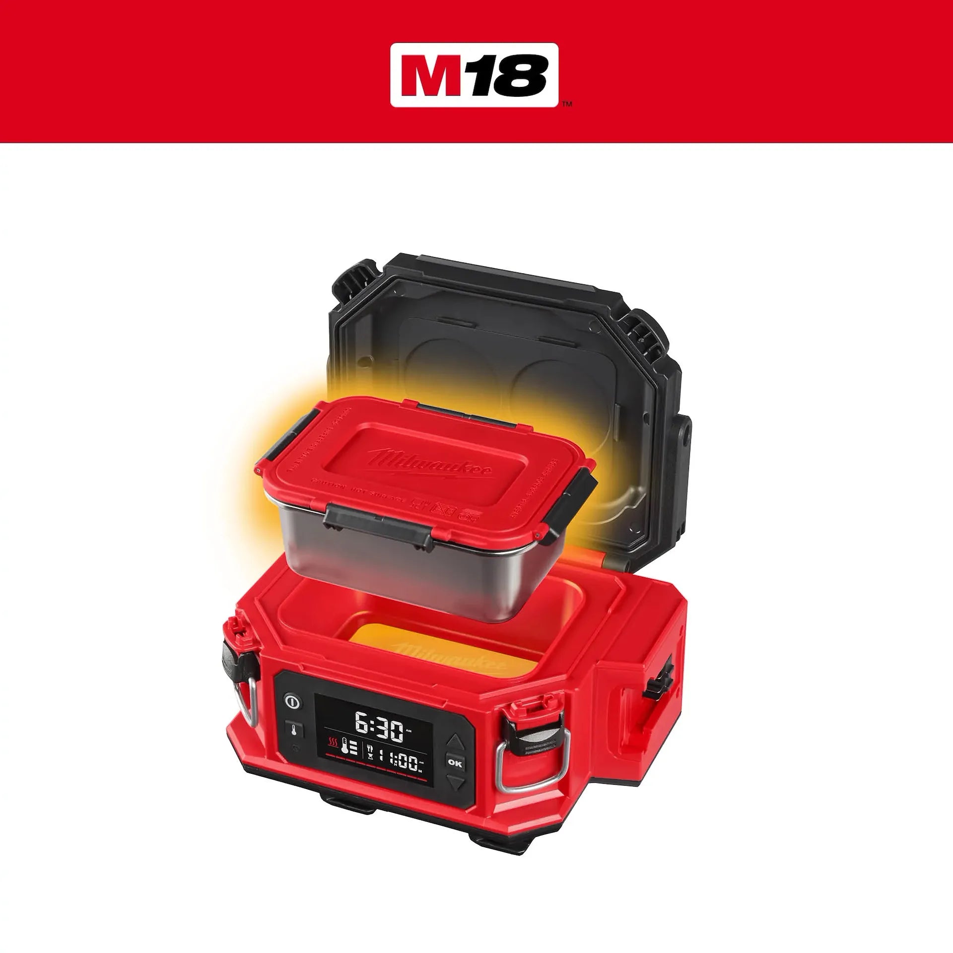 Milwaukee 0811-20 - M18™ PACKOUT Compatible Jobsite Lunch Warmer