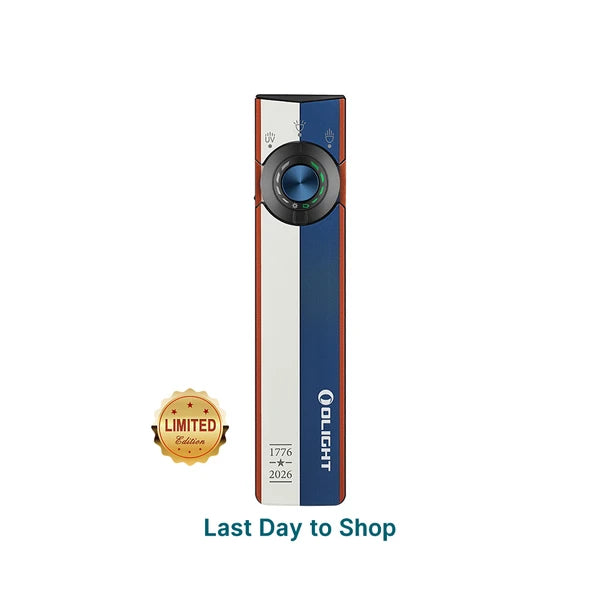 Olight ArkPro Liberty Lines | Limited Edition Flat EDC Flashlight