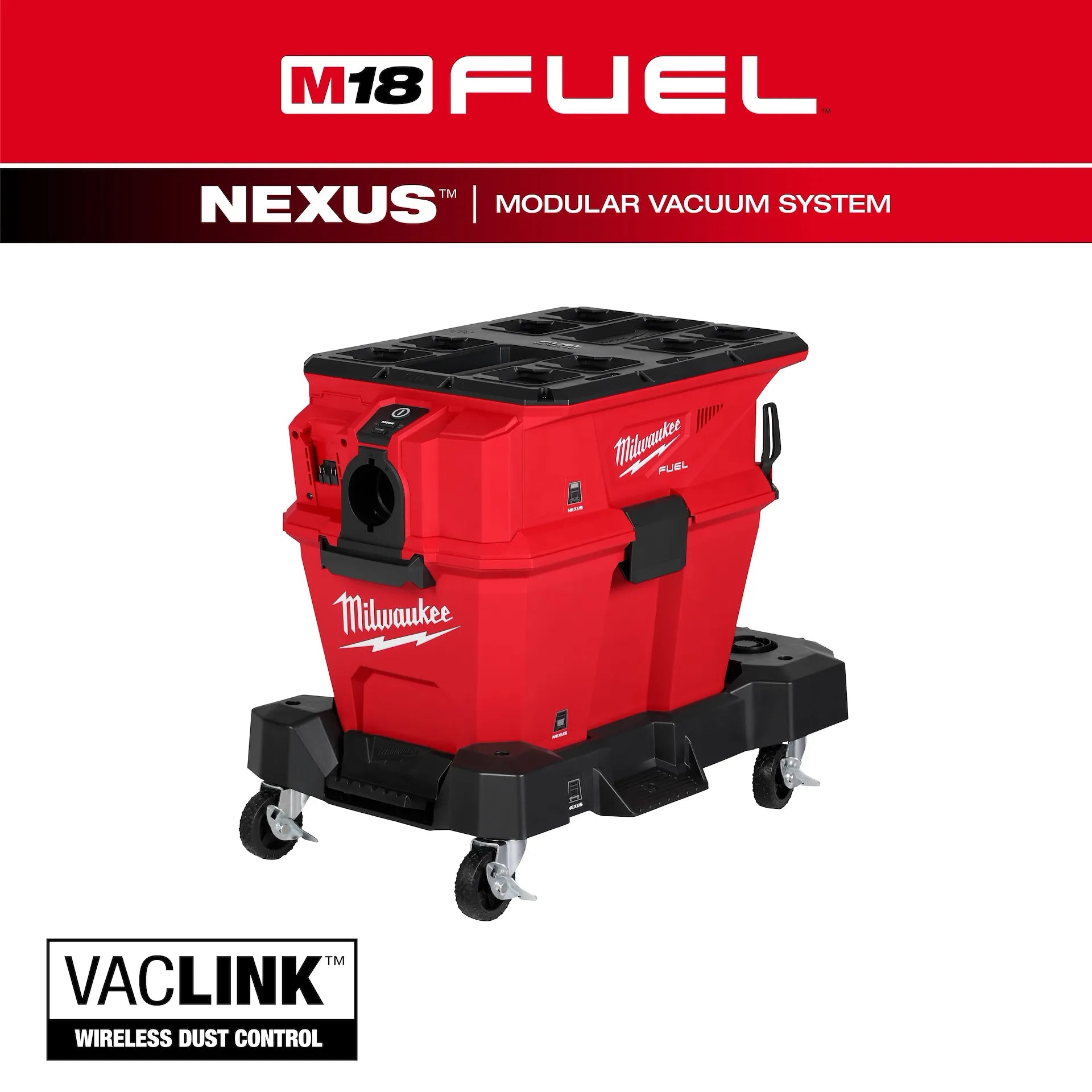 Milwaukee 0914-20 - M18 FUEL™ NEXUS™ 6 Gallon Wet/Dry Vacuum w/ PACKOUT™ Compatibility & VACLINK™
