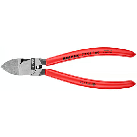 Knipex 7201160SB - 7-1/4" Diagonal Cutters for Plastics