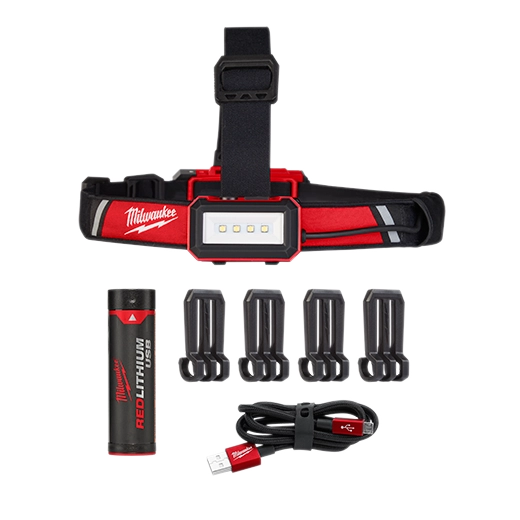 Milwaukee 2115-21 - REDLITHIUM USB Low-Profile Headlamp