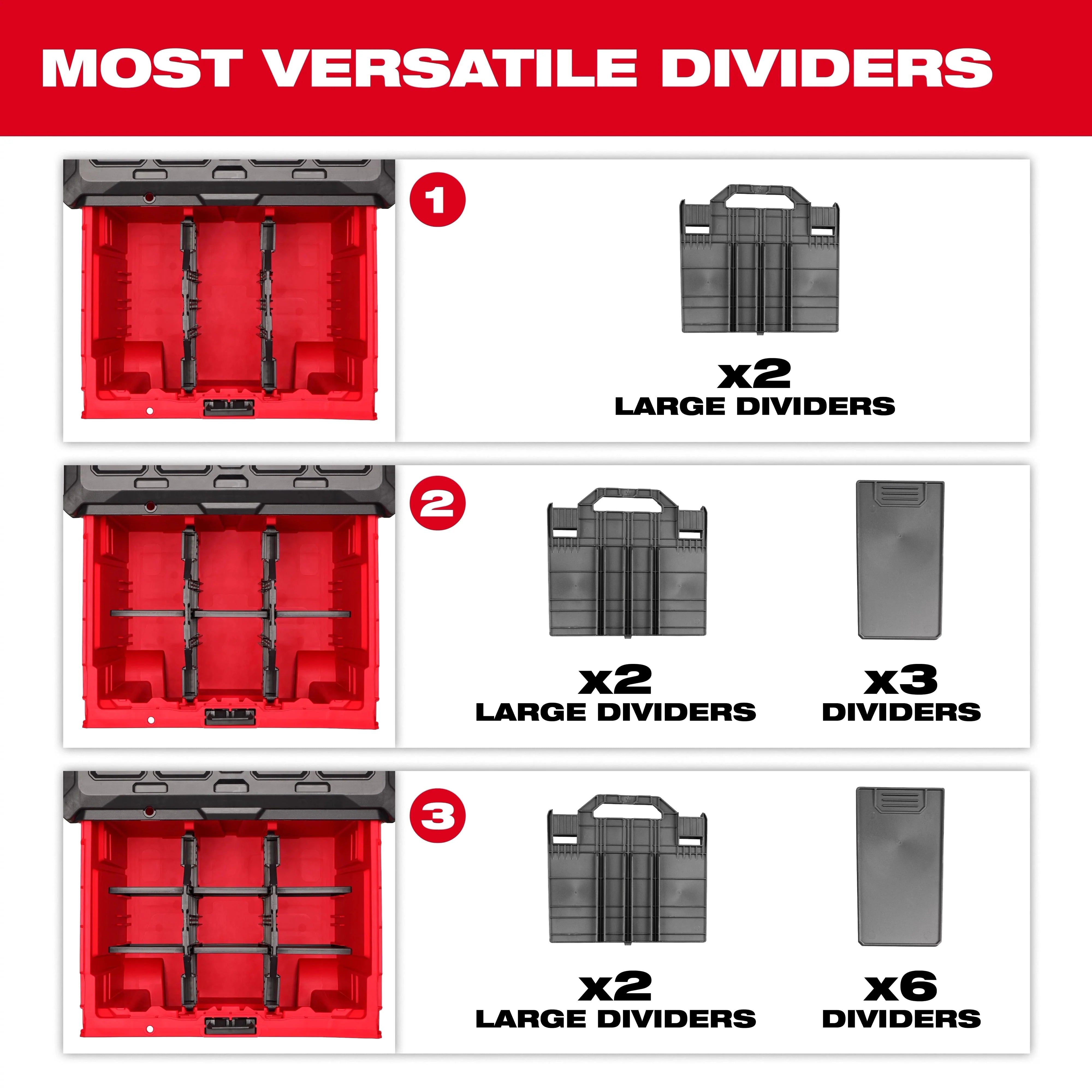 Milwaukee - 48-22-8420 - PACKOUT™ Rolling Drawer Tool Box MILWAUKEE