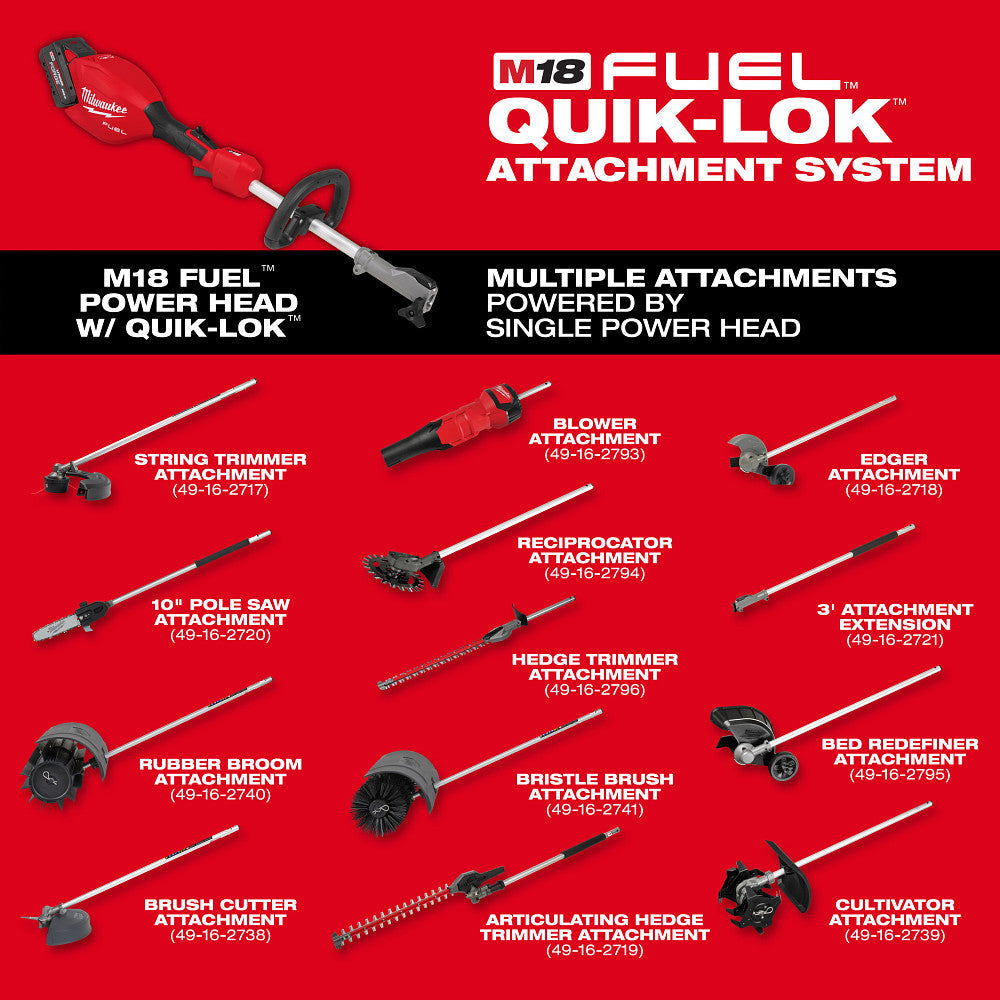 Milwaukee 3016-21ST - M18 FUEL™ String Trimmer w/ QUIK-LOK™ Kit - Wise Line Tools