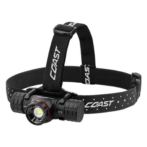 Coast XPH34R - Rechargeable Dual-Power Headlamp 2700 Lumen