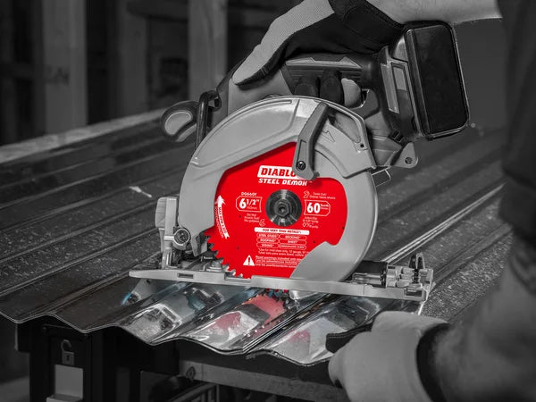 Diablo D0660FA - 6-1/2" x 60-Teeth Steel Demon™ Saw Blade for Thin Metal