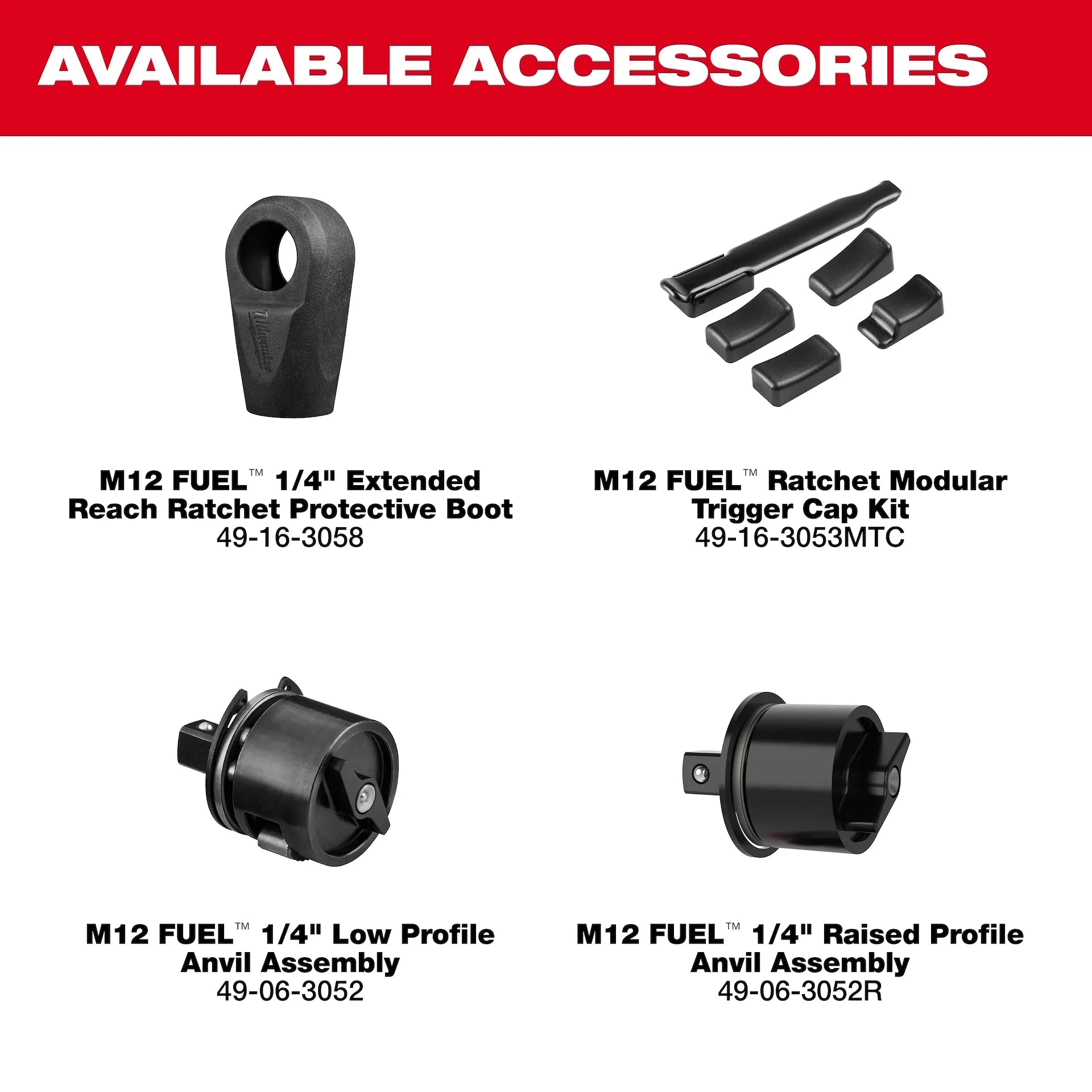 Milwaukee 3058-20 - M12 FUEL™ 1/4" Extended Reach Ratchet