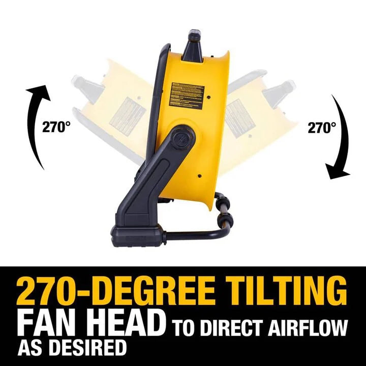DEWALT DXF1850B - 18" 20V AC/DC 4000 CFM Drum Fan