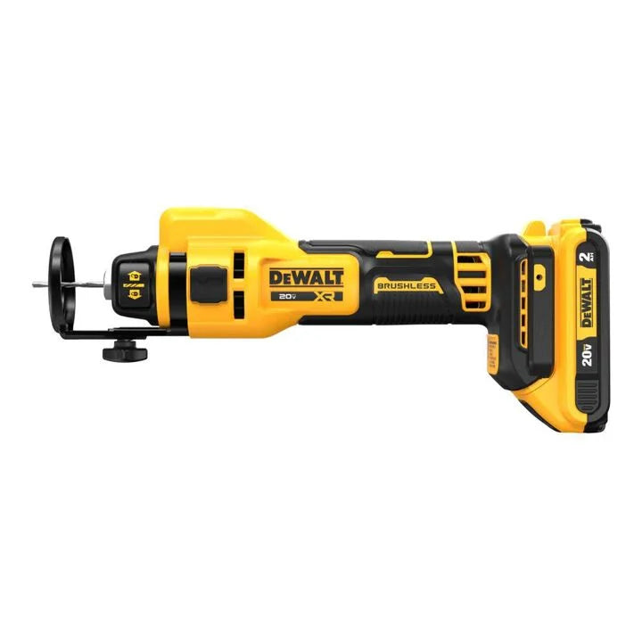 DEWALT DCE555D2 - 20V MAX XR® Brushless Drywall Cut-Out Tool Kit
