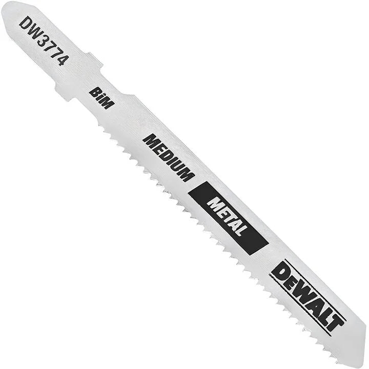 DEWALT DW3774-5 - 3in 18 TPI T-shank Cobalt Alloy Steel Jig Saw Blade 5pk