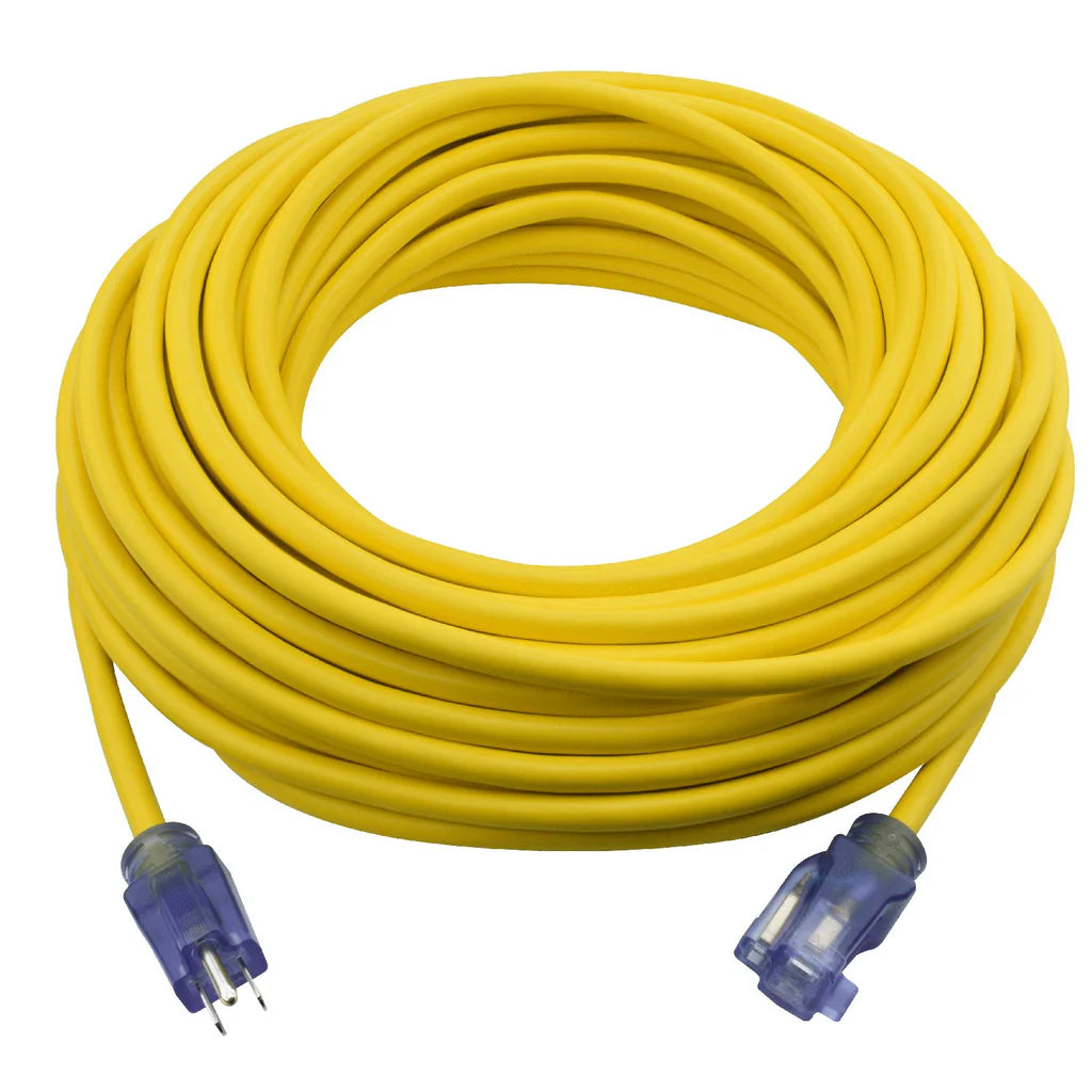PRIME EC511835 - 100ft 12/3 SJTW Jobsite® Outdoor Extension Cord