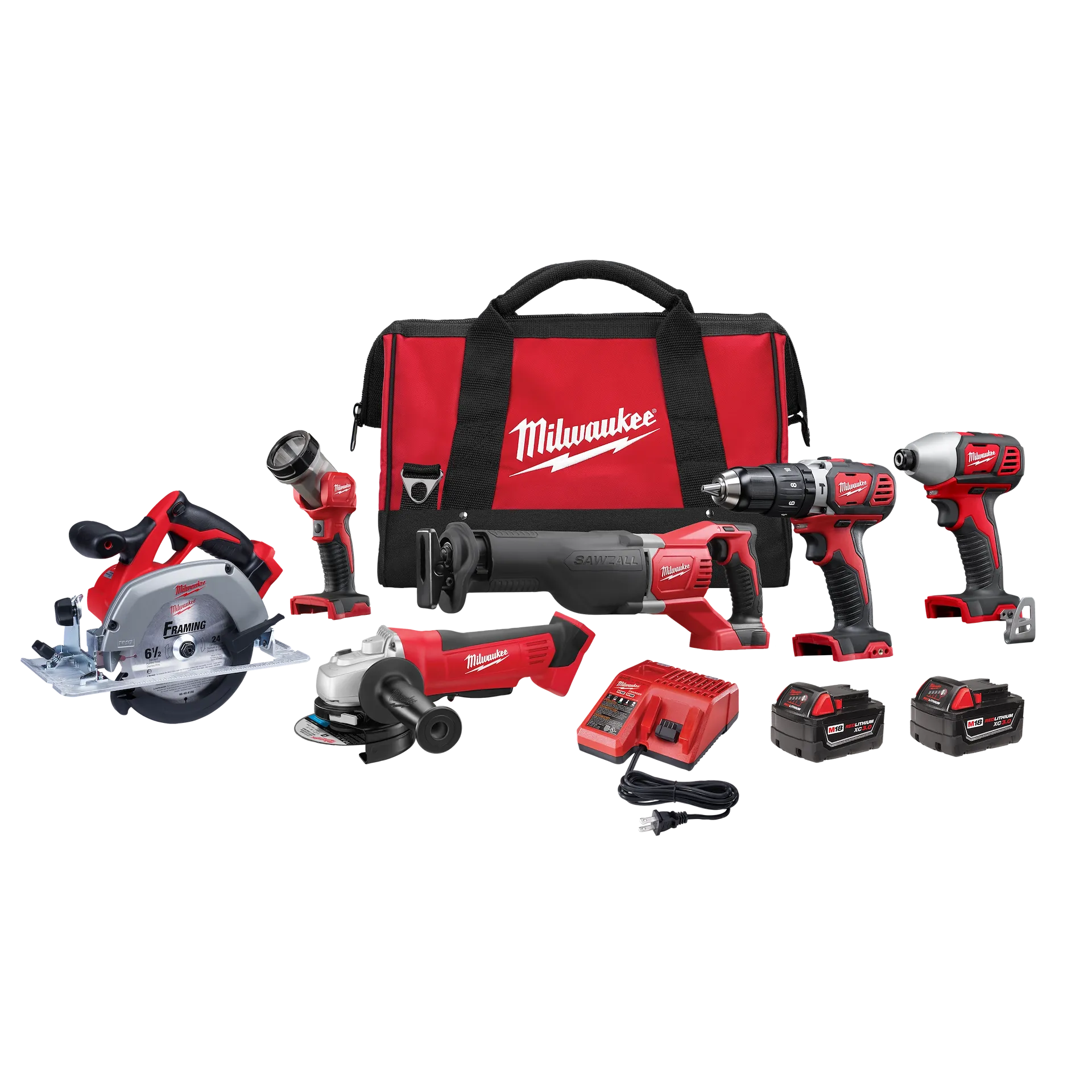 Milwaukee 2696-26 - M18™ Cordless 6-Tool Combo Kit