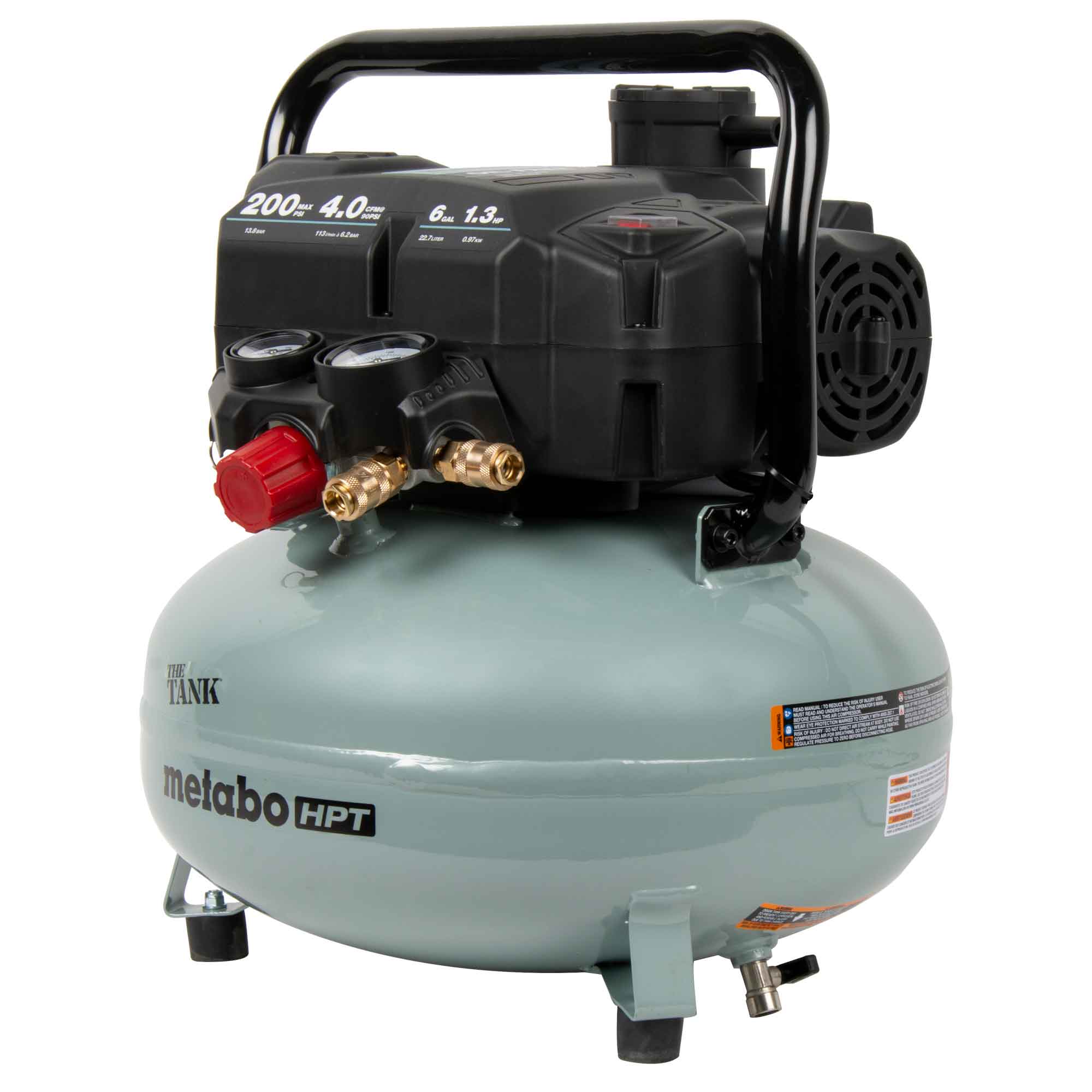 METABO HPT EC914S - THE TANK™ 6-Gallon High Capacity Pancake Air Compressor
