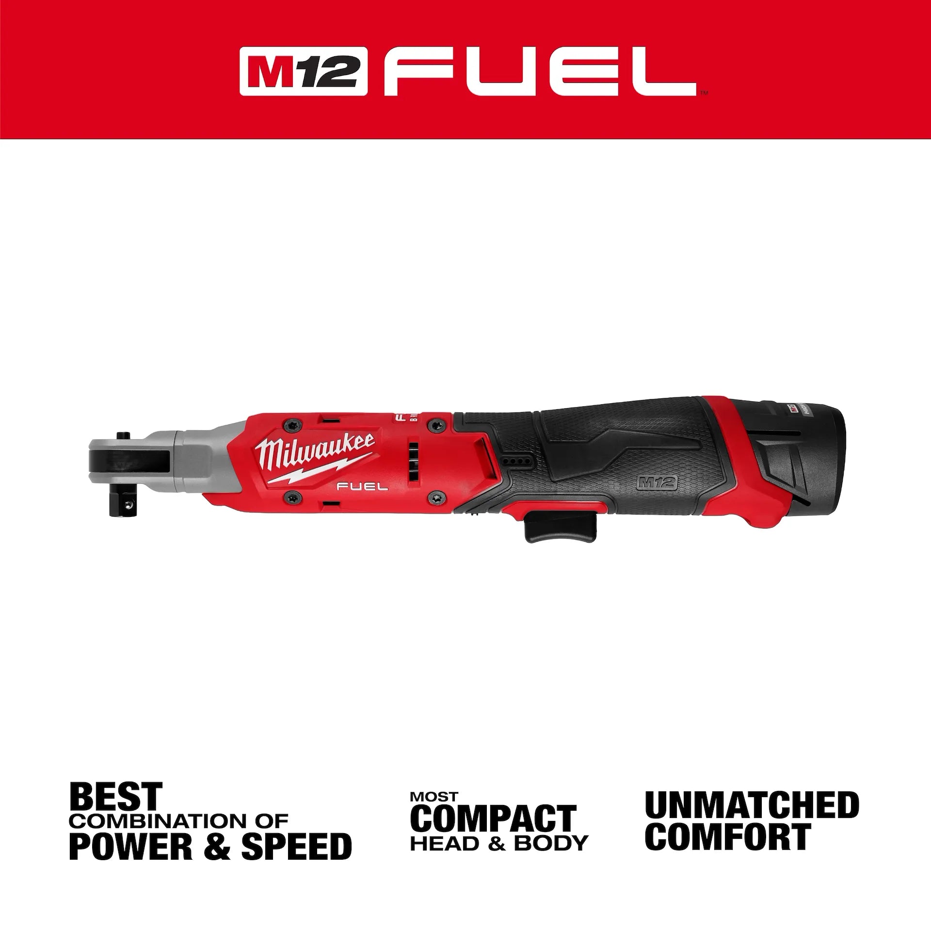 Milwaukee 3053-21 - M12 FUEL™ 3/8" Ratchet Kit