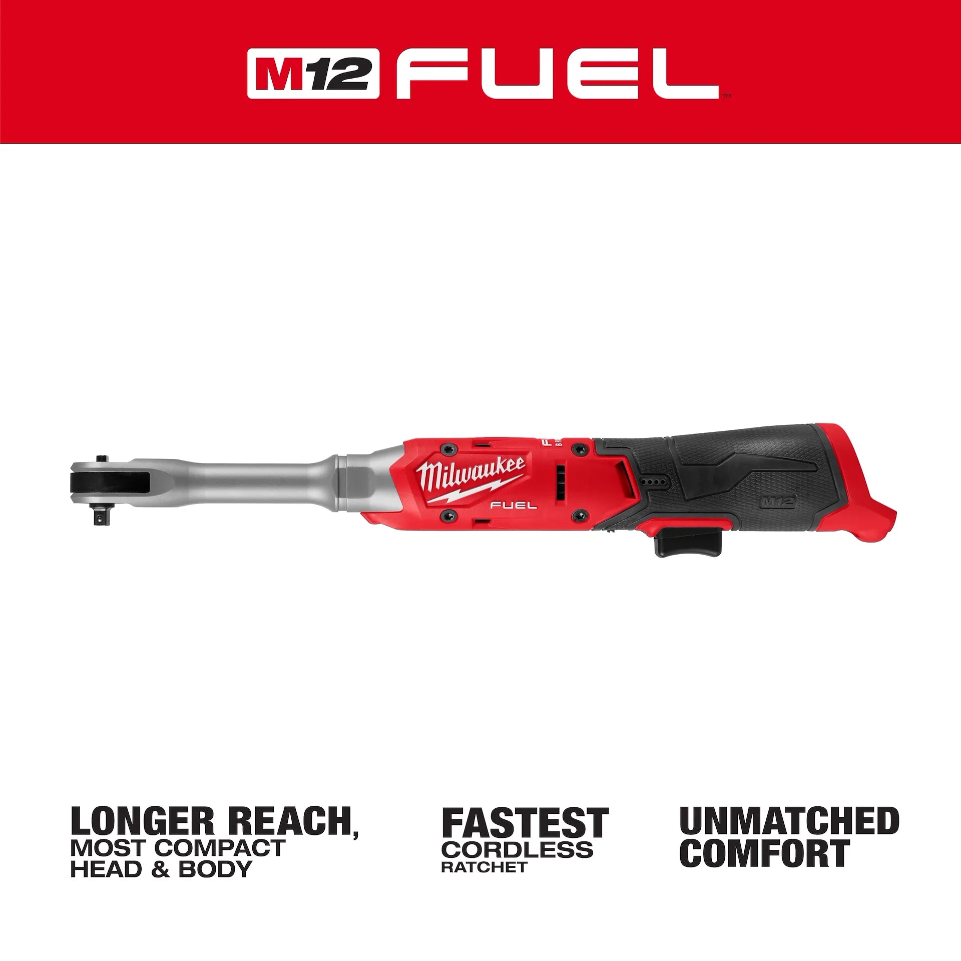 Milwaukee 3058-20 - M12 FUEL™ 1/4" Extended Reach Ratchet