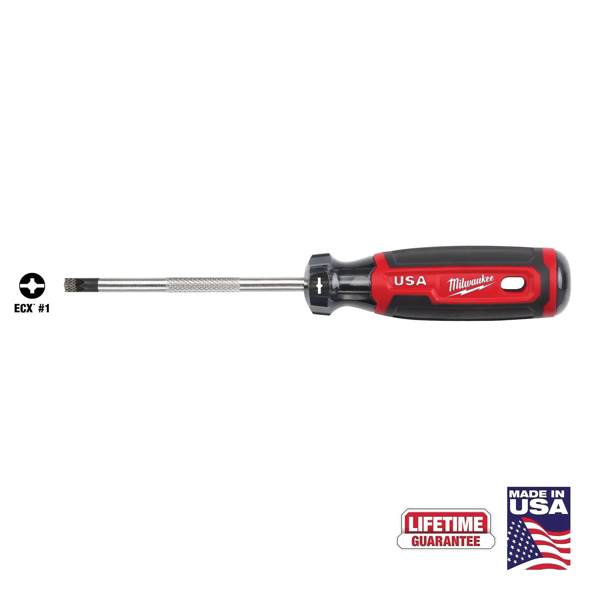 Milwaukee MT215 - #1 ECX 4" Cushion Grip Screwdriver (USA)