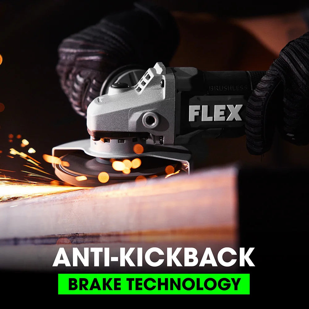 FLEX FX3171A-Z - 24V 5" Variable Speed Angle Grinder with Paddle Switch