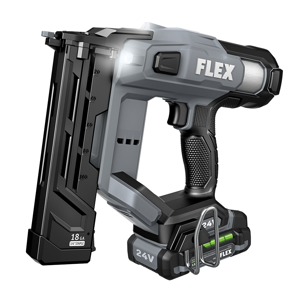 FLEX FX4511-1A - 24V 18Ga 1/4" Narrow Crown Stapler Kit