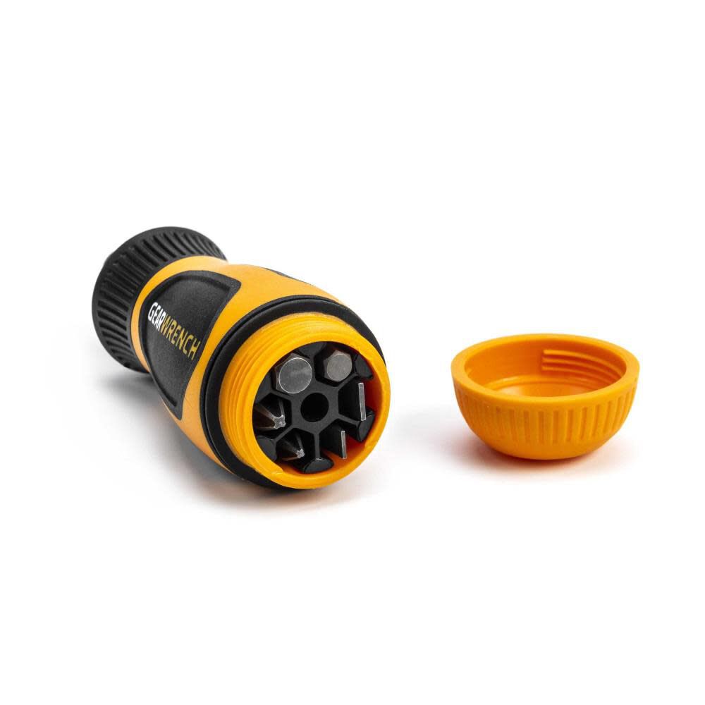 Gearwrench 80061R - Multi Bit Driver Stubby Ratcheting 6 in 1