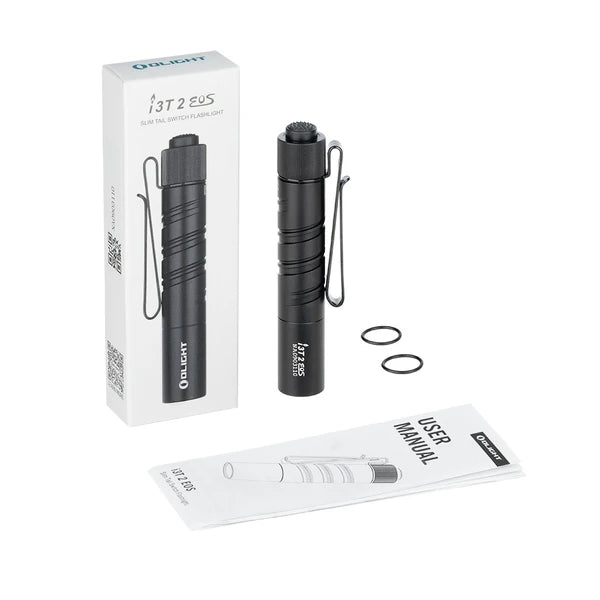 Olight i3T 2 EOS 300 Lumen EDC Flashlight - Black