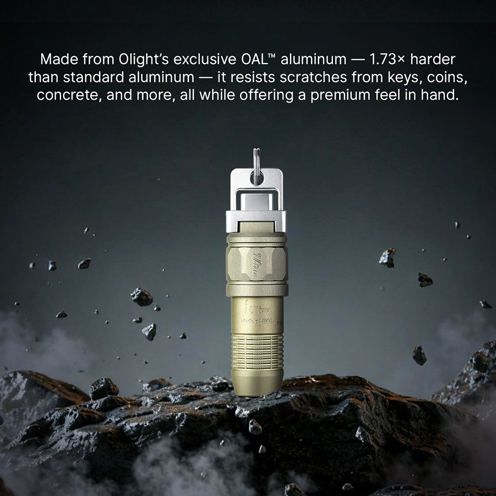 Olight iUltra OAL Magnetic Rechargeable Keychain Flashlight