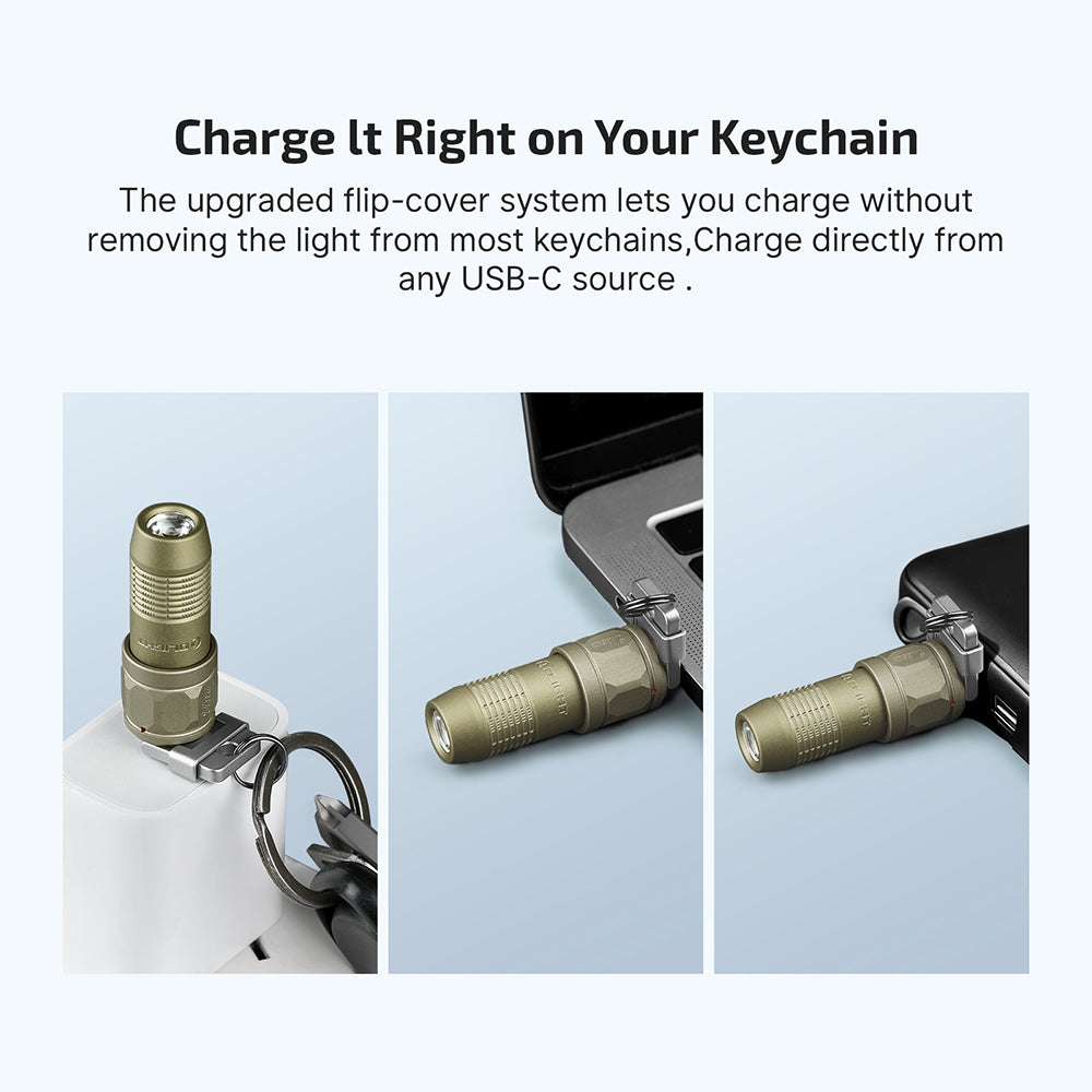 Olight iUltra OAL Magnetic Rechargeable Keychain Flashlight